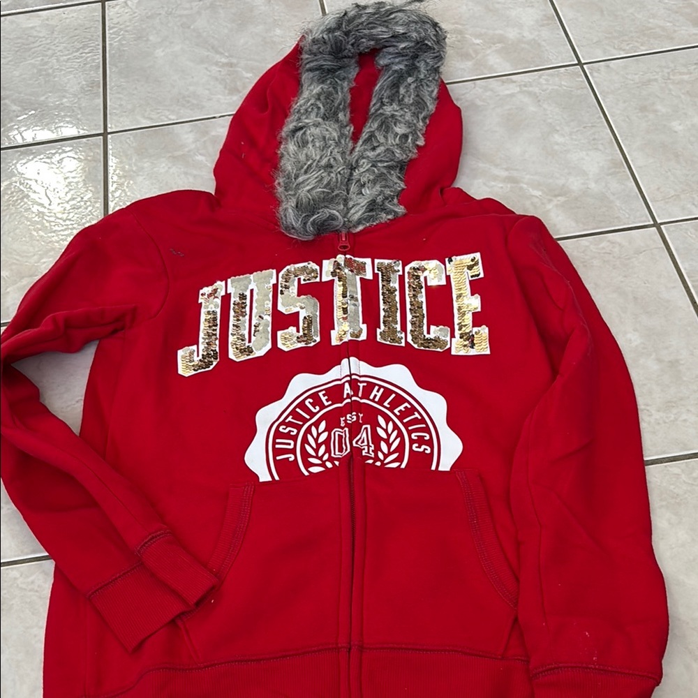 Justice Red Kids Hoodie